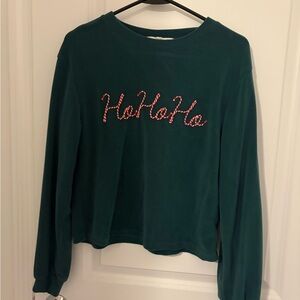 Wallflower Teal Top with Red Accent